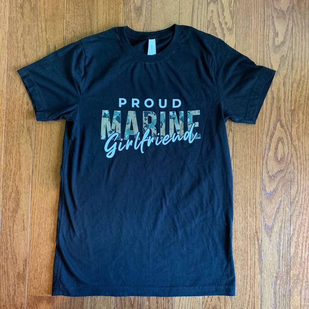 Proud Marine Girlfriend Tee